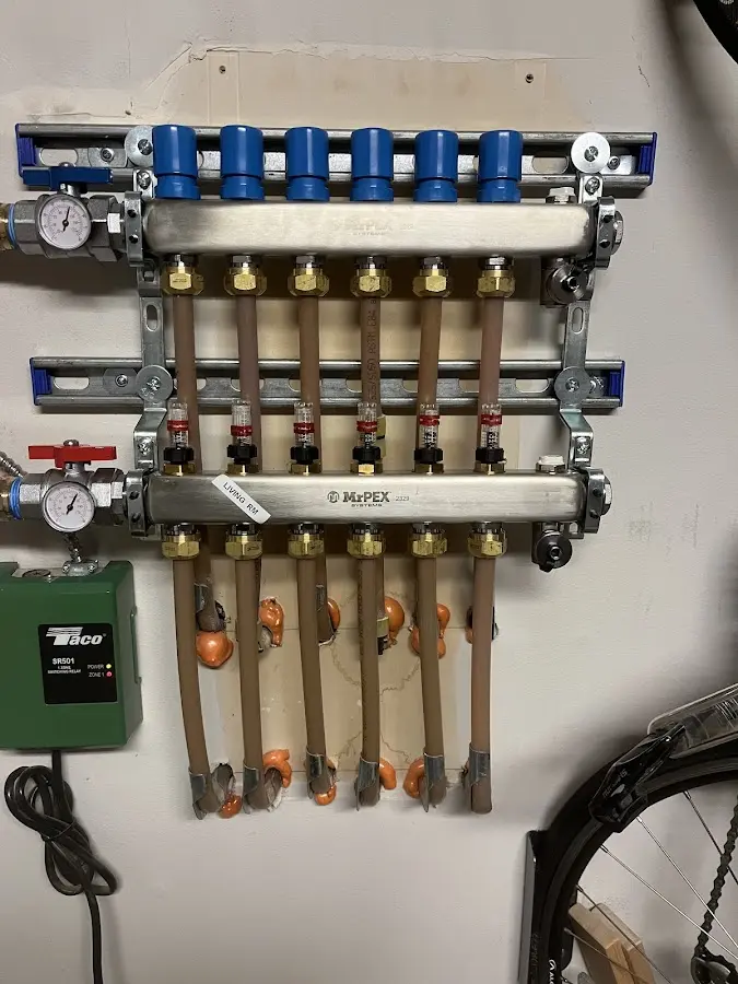 Plumber performing Leak Detection at a residential property in Fairfield Plantation